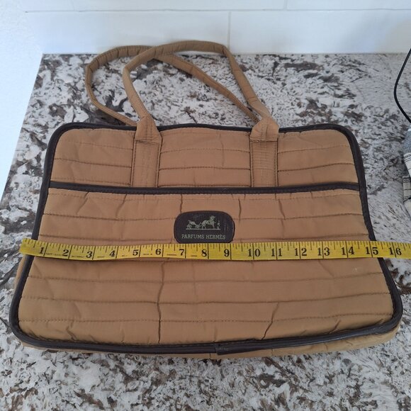 Hermès vintage parfums shoulder tote bag - Picture 13 of 14